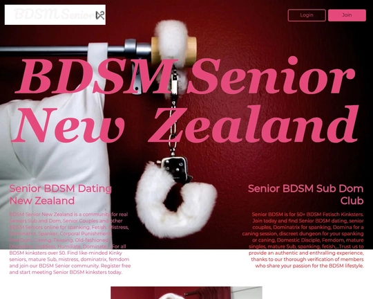 BDSM Senior New Zealand Logo