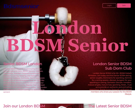 Senior BDSM London Logo
