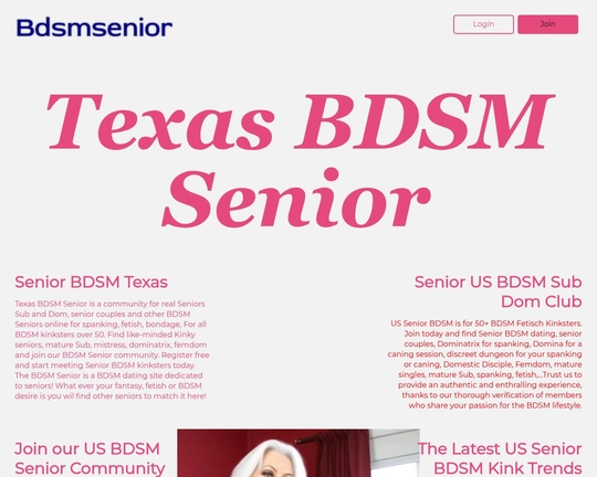 Senior BDSM Texas Logo